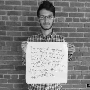 "The murder of people of color is not 'public policy' or 'foreign policy'. It is murder. Call it what it is. Hold governments accountable for their justification of murder. #blacklivesmatter #Palestine #Syria #Yemen #BreaktheCycle"