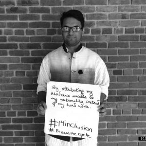"By attributing my academic success to my nationalilty instead of my hard work. #breakthecycle #i4inclusion"