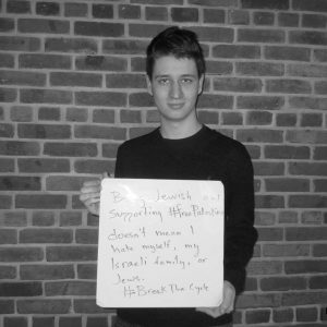 Being Jewish and supporting #FreePalestine doesn't mean I hate myself, my Israeli family, or Jews. #BreaktheCycle
